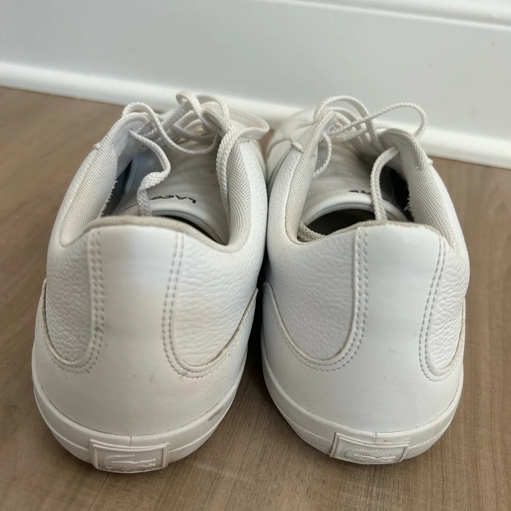 Lacoste Men’s Lerond Sneakers White Size 12